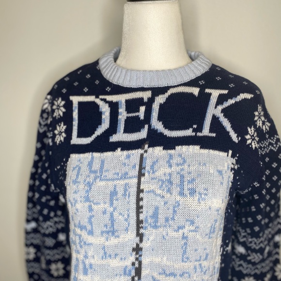 Game of Thrones Christmas Sweater Women’s Blue - Picture 2 of 6